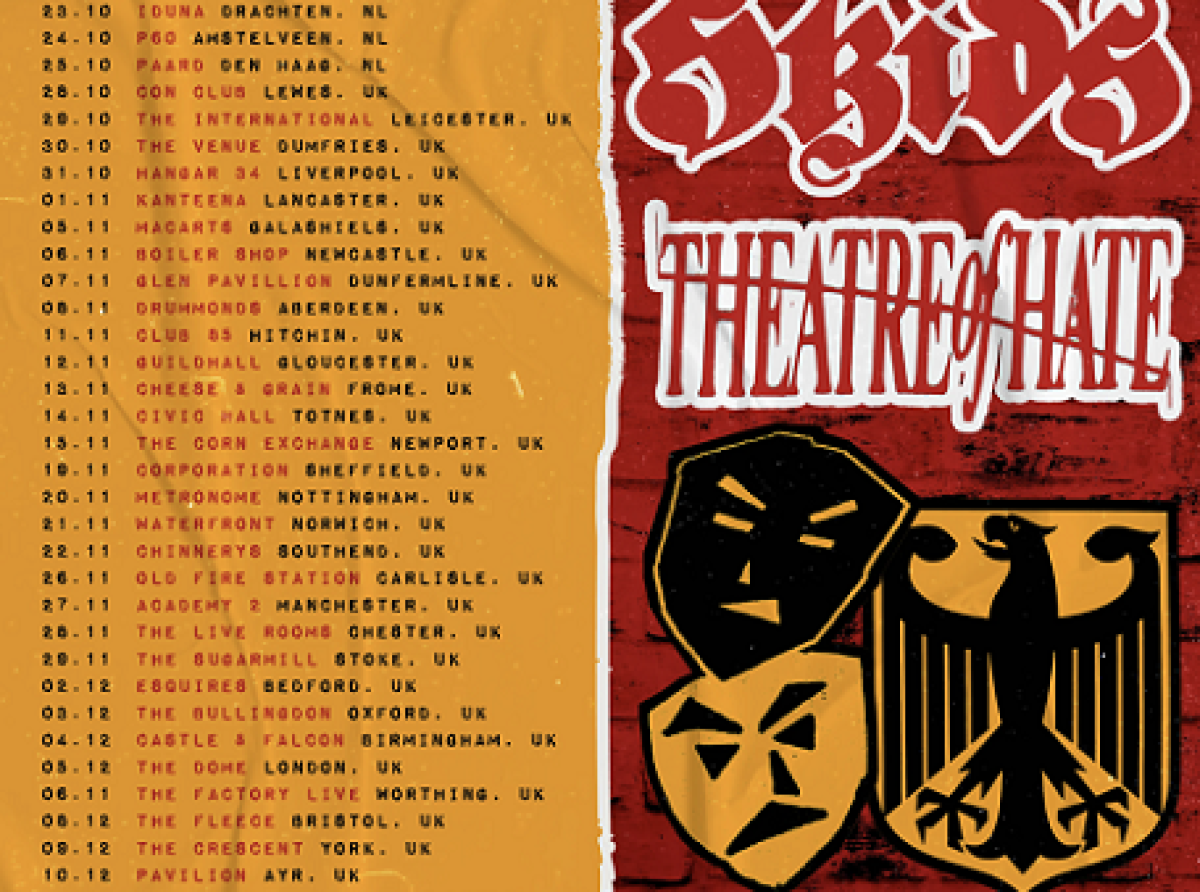 Skids &amp; Theatre of Hate will come together this Autumn for an explosive UK co-headline tour